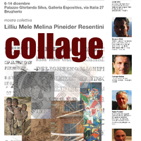 Collage - locandina della mostra